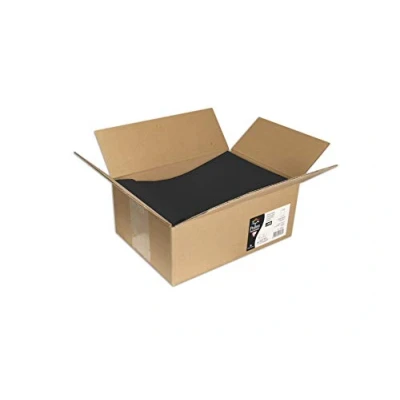 Afbeelding van Clairefontaine 7083C karton met 200 zelfklevende hoezen formaat 22,9 x 32,4 cm 120 g/m² zwart uitnodiging en belevenis pollen serie premium papier glad