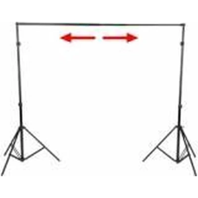 Afbeelding van Walimex Achtergrondsysteem, telescoop, 120 307 cm