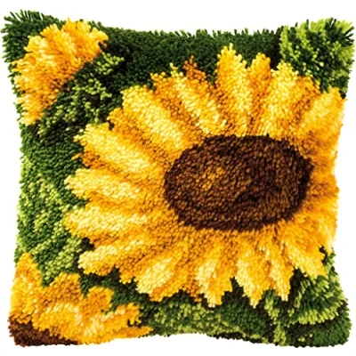 Afbeelding van Zonnebloem Knoopkussen pakket