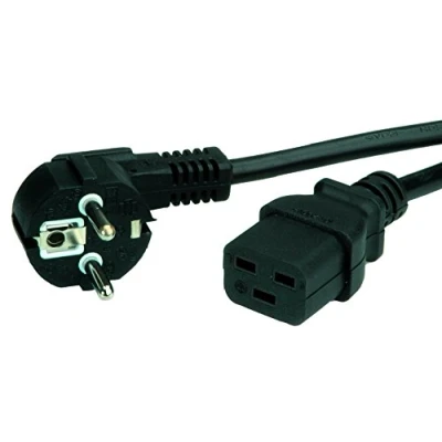 Afbeelding van VALUE Stroomkabel geaard IEC320 C19 16A, zwart, 2 m