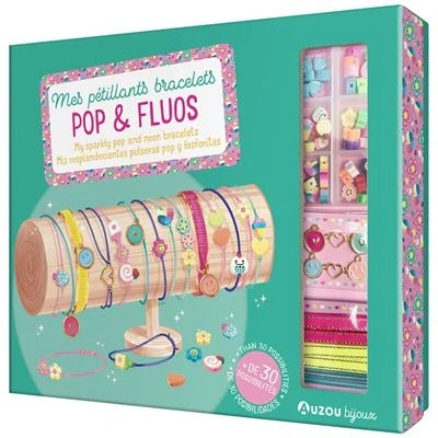 Image de Ma boîte à bijoux mes petillants bracelets pop et fluos