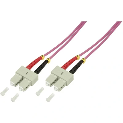 Afbeelding van LogiLink FP4SC05 Glasvezel Optische vezel Aansluitkabel 50/125 µ Multimode OM4 5.00 m