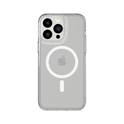 Afbeelding van tech21 iPhone 14 Pro Evo Clear Compatibel met MagSafe Krasbestendige en schokbestendige transparante telefoonhoes meervoudige valbescherming van 3,6 m