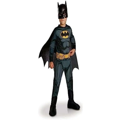 Afbeelding van Verkleedkleding Zwarte Batman 9/10 jaar