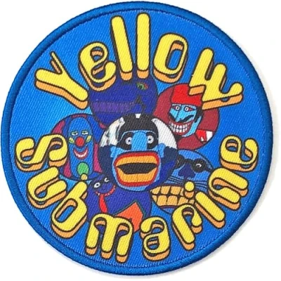Afbeelding van The Beatles Yellow Submarine Baddies Circle Patch Multicolours