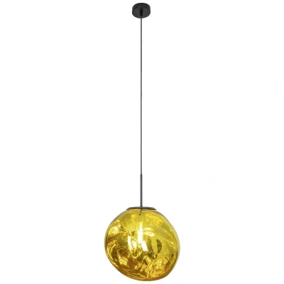 Afbeelding van ECO Light CANOPUS 9550 S 1 36 YW Hanglamp E27 Geel goud