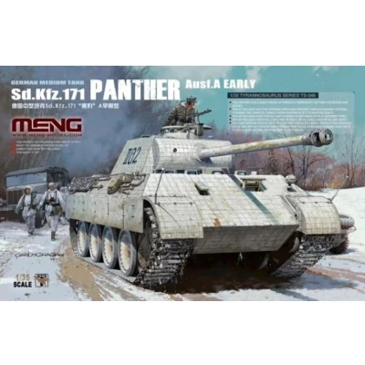 Afbeelding van 1:35 MENG TS046 German Medium Tank Sd.Kfz. 171 Panther Ausf. A Plastic Modelbouwpakket