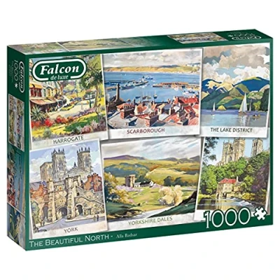 Afbeelding van Falcon puzzel The Beautiful North Legpuzzel 1000 stukjes