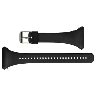 Afbeelding van vhbw TPE L armband compatibel met Polar FT4, FT4f, FT4m, FT7, FT7m smartwatch 11,5 cm + 8,5 cm, zwart
