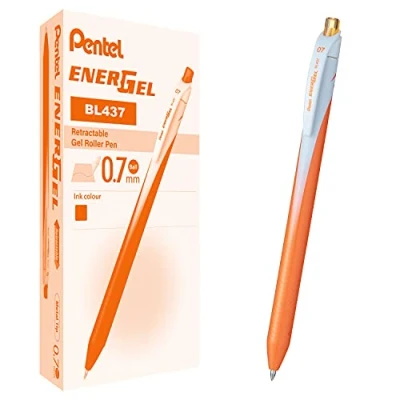 Afbeelding van Pentel BL437 Energel Slim Roller Snap 0,7 mm, oranje 12 stuks