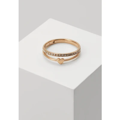 Afbeelding van Fossil damesring roestvrij staal 32013252, 60