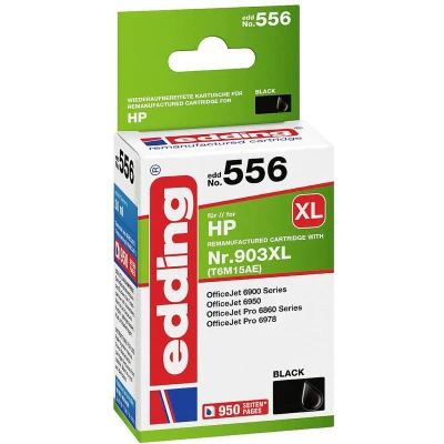 Afbeelding van Edding Cartridge vervangt HP 903XL (T6M15AE) Compatibel Zwart EDD 556 18
