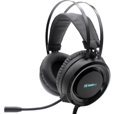Afbeelding van Sandberg 126 22 hoofdtelefoon/headset Bedraad Hoofdband Gamen Zwart