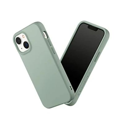 Afbeelding van RHINOSHIELD SolidSuit beschermhoes compatibel met [iPhone 13 Mini] dunne schokabsorberende technologie en premium matte afwerking, verwisselbare fotolens contour