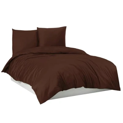Afbeelding van Mixibaby Beddengoed 100% katoen, 135 x 200, 155 220, 200 kleur: bruin, afmetingen: cm