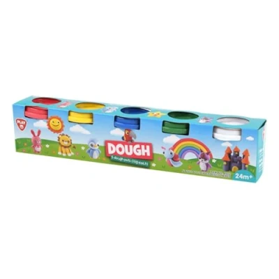 Afbeelding van Play Kleiset 5 Kleuren, 4x56gram