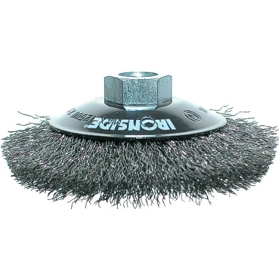 Afbeelding van Ironside Kegelborstel staaldraad gegolfd M14 diameter 100mm