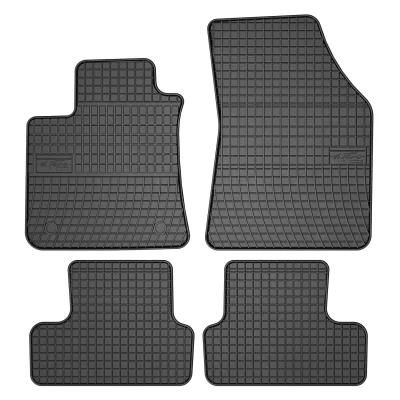Afbeelding van FROGUM 547181 Vloermatset Rubber voor en achter 4 Zwart Op maat gemaakt RENAULT: Megane