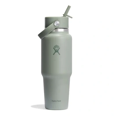 Image de Hydro Flask 32oz / 946ml Wide Mouth Travel Bottle + Flex Straw Cap Bouteille d&#039;eau