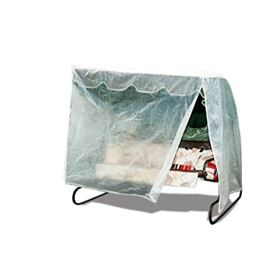 Afbeelding van Happy People 79268 Hoes voor tuinschommelbank, transparant, universeel, waterdicht, winddicht