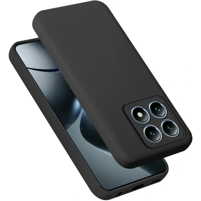 Afbeelding van Cadorabo Hoesje geschikt voor Xiaomi 14T in LIQUID ZWART Beschermhoes gemaakt van flexibel TPU silicone Case Cover