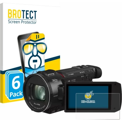 Afbeelding van BROTECT Screenprotector voor Panasonic HC VXF11 Folie Beschermfolie transparant (6 Stuks)