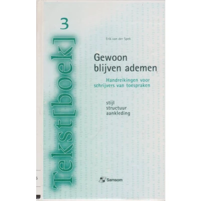 Afbeelding van Gewoon Blijven Ademen Tekstboek 3