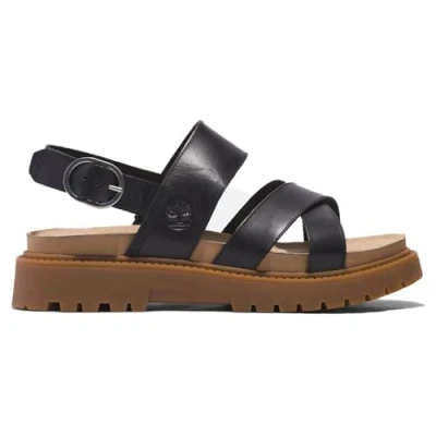 Afbeelding van Timberland Clairemont WAY Sandalen, Dames, Maat: 38.5, Black Leer