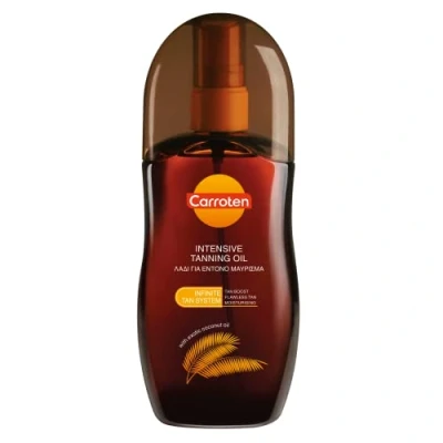 Afbeelding van Carroten intensieve bruiningsolie 125 ml bruiningsversneller bruiningsactivator met vitamine A &amp; E SPF0