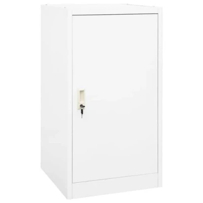 Afbeelding van vidaXL Zadelkast 53x53x105 cm staal wit