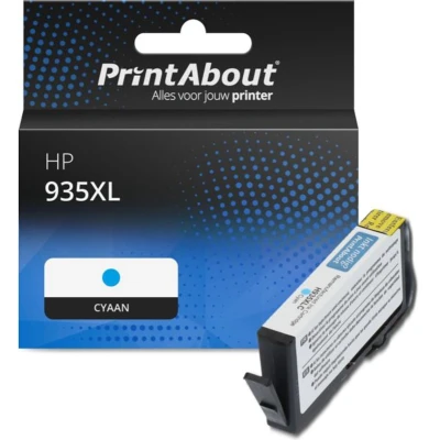 Afbeelding van Huismerk HP 935XL (C2P24AE) Inktcartridge Cyaan Hoge capaciteit
