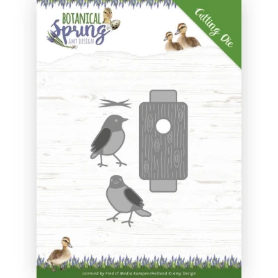 Afbeelding van Dies Amy Design Botanical Spring Busy Birds