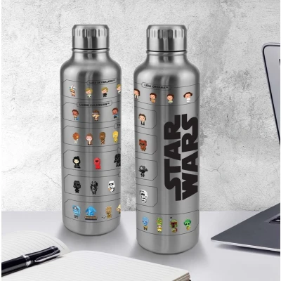 Afbeelding van Star Wars Karakters Metalen Waterfles 500ml