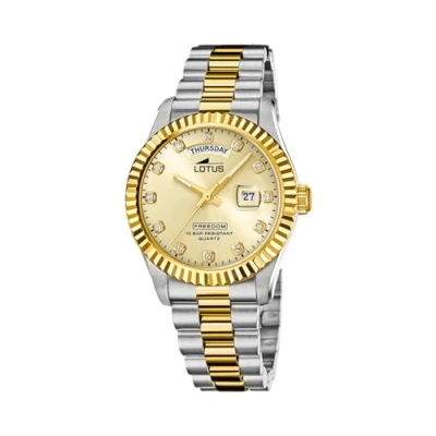 Afbeelding van Lotus Freedom Collection Horloge, Maat: One Size, Champagne