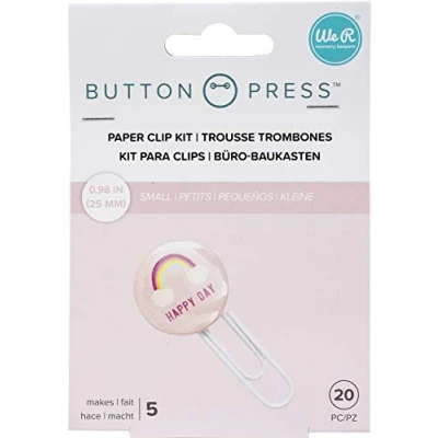 Afbeelding van We R Makers Button press paper clip backers