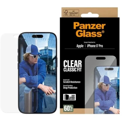 Afbeelding van PanzerGlass Anti Bacterial Screenprotector voor de Apple iPhone 17 Pro Max