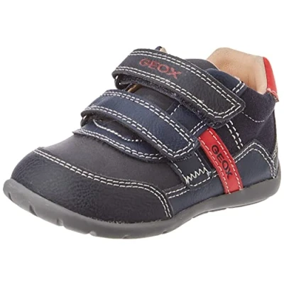 Afbeelding van Geox B Elthan Boy, First Walker Shoe Jongens, Navy/Rood