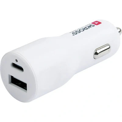 Afbeelding van Skross dual Car Charger 20W PD 20 W Stroombelasting (max.): 3.00 A 12 V naar 5 V, 12/24 24