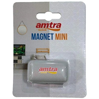 Afbeelding van Amtra Wave Magneet Mini reinigingswisser voor aquarium, schraperborstel met magneet, klein formaat, 4 x 2,5 2 cm