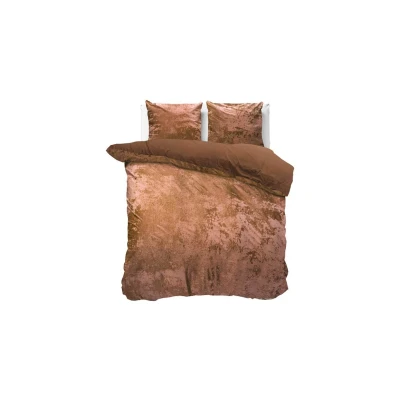 Afbeelding van Dekbedovertrek Lits Jumeaux 240x200 Dreamhouse Velvet Bruin