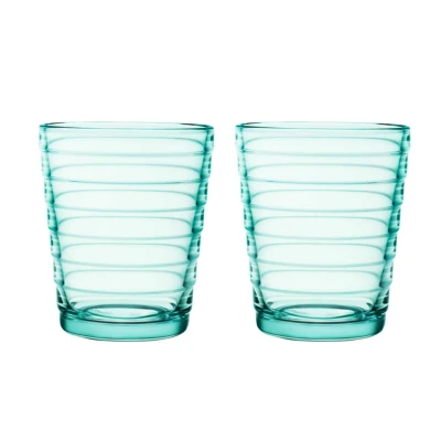 Afbeelding van Iittala Glas Aino Aalto Watergroen 220 ml 2 Stuks
