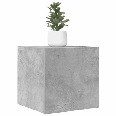 Afbeelding van Tv wandmeubelen 2 st 30,5x30x30 cm betongrijs