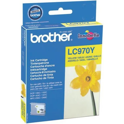 Afbeelding van Brother LC 970Y Inktcartridge Geel