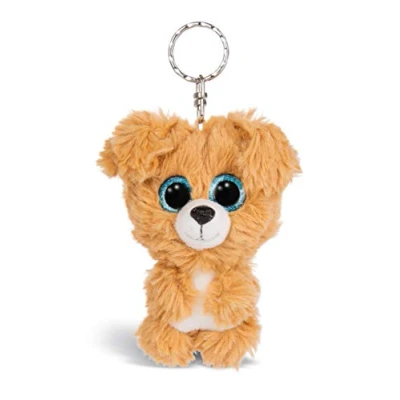 Afbeelding van Nici Glubschis Pluchen Sleutelhanger Hond Lollidog, 9cm