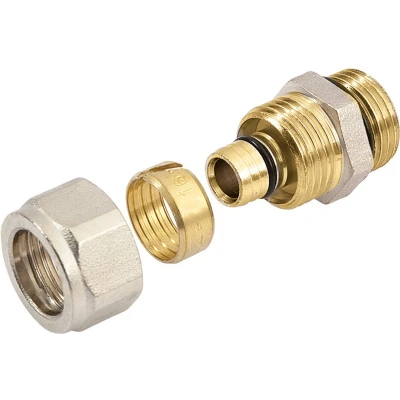 Afbeelding van Bonfix alu Knelfitting Puntstuk bu. dr. x knel 3/4&quot; 16mm