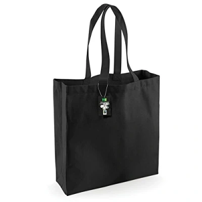 Afbeelding van Fairtrade Cotton Classic Shopper (Zwart)