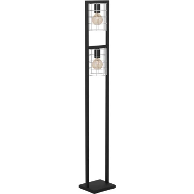 Afbeelding van EGLO Jubily Vloerlamp 145 cm E27 Staal Industrieel Zwart