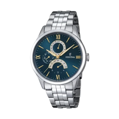 Afbeelding van Festina Multifunction Collection Chronograaf, Heren, Maat: One Size, Blue