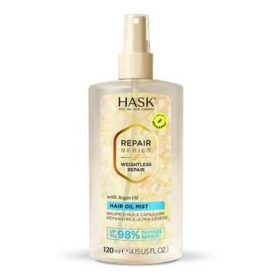 Afbeelding van Hask r s weightl rep hair oil mist 120ml