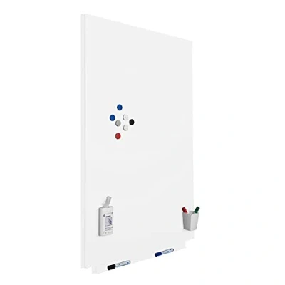 Afbeelding van Rocada Whiteboard 6520PRO (b x h) 115 cm 75 Wit (RAL 9003) Kunststof coating Incl. opbergbakje, Horizontaal of verticaalformaat